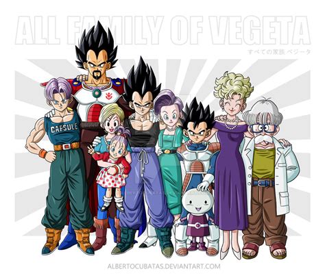 dragon ball z vegeta family